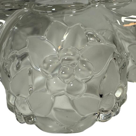 Mikasa Walther Crystal Carmen 4-Part Divided Relish Dish 10" Vintage - Picture 3 of 5